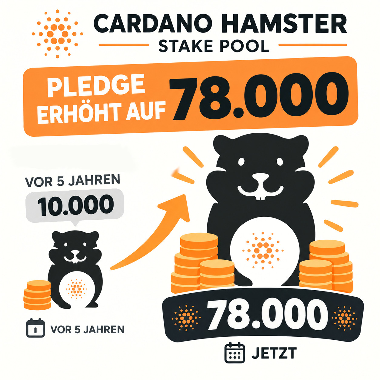 Pledge-Erhöhung: Mein Bekenntnis zu Cardano